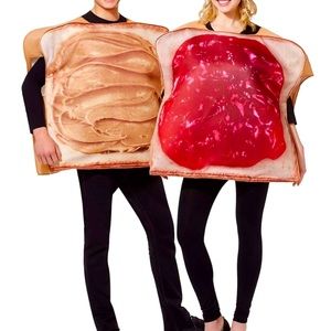 Halloween Costume, Matching Couple PB&J Sandwich Set for Two
